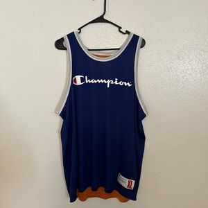 Vintage champion reversible basketball jersey XL